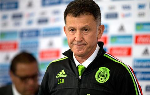 HLV Juan Carlos Osorio cua Mexico phat bieu day tu tin truoc tran gap nha DKVD DT Duc