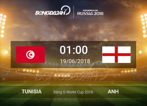 Nhận định Tunisia vs Anh 1h00 ngày 196 bảng G World Cup 2018 hình ảnh