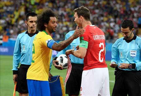 Stephan Lichtsteiner phát biểu về trận Brazil vs Thụy Sỹ hình ảnh