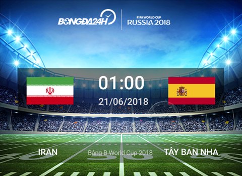 Kết quả Iran vs Tây Ban Nha trận đấu bảng B World Cup 2018