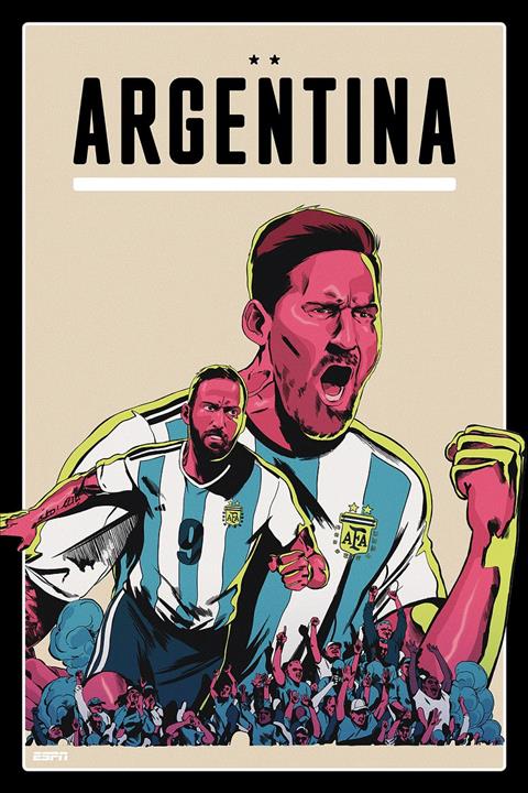 Hình ản bộ poster cổ động World Cup 2018 đẹp lồng lộng hình ảnh