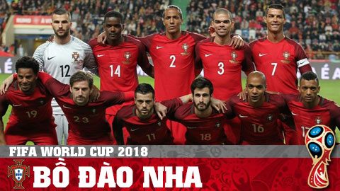Lịch thi đấu Bồ Đào Nha tại World Cup 2018, LTĐ đội tuyển BĐN hình ảnh