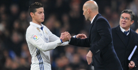 James Rodriguez phat bieu ve Zidane