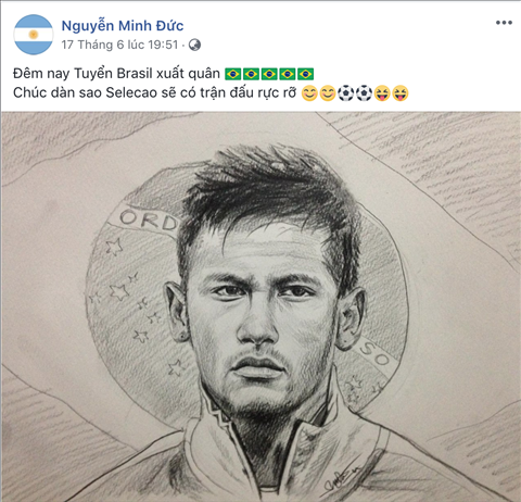 Chan dung Neymar (Anh FB Nguyen Minh Duc)