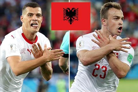 Serbia 1-2 Thụy Sĩ Xhaka và Shaqiri ăn mừng đậm chất chính trị hình ảnh
