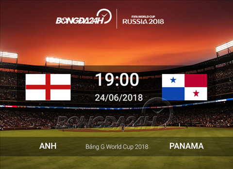 Kết quả Anh vs Panama trận đấu bảng G World Cup 2018