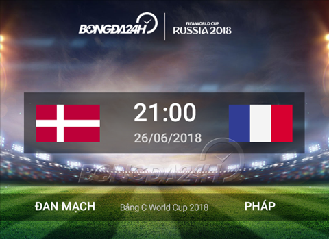 Tổng hợp: Đan Mạch 0-0 Pháp (Bảng C World Cup 2018)