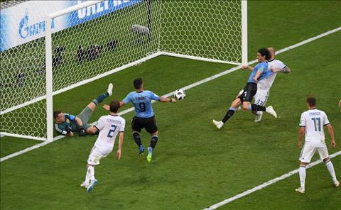 Những thống kê ấn tượng sau trận đấu Uruguay 3-0 Nga