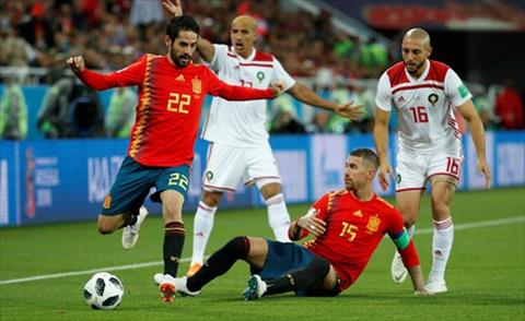 Tây Ban Nha 2-2 Morocco: Đâu rồi bóng dáng nhà vua