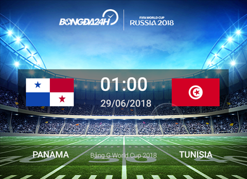 Kết quả Tunisia vs Panama trận đấu bảng G World Cup 2018