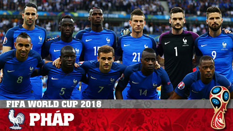 Lịch thi đấu đội tuyển Pháp World Cup 2018 LTĐ World Cup Pháp hình ảnh