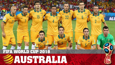 Lịch thi đấu đội tuyển Australia World Cup 2018, LTĐ tuyển Úc hình ảnh
