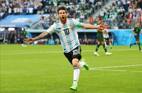 Messi ghi ban cho Argentina tai WC 2018
