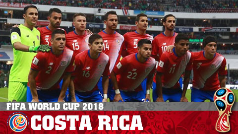 Doi tuyen Costa Rica tai World Cup 2018