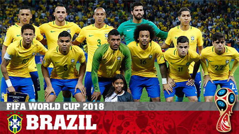 Lịch thi đấu World Cup 2018 của Brazil