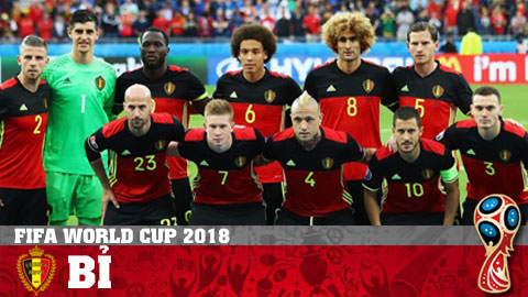 Lịch thi đấu đội tuyển Bỉ tại World Cup 2018