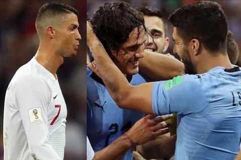 Uruguay 2-1 BĐN: Ngày Ronaldo phải ghen tị với “song sát” Suarez – Cavani