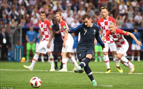 Griezmann phát biểu trận Pháp vs Croatia khi tính sút panenka hình ảnh