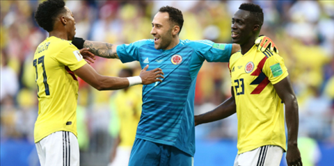 David Ospina noi ve tran Anh vs Colombia
