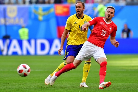 Những điểm nhấn trận đấu Thụy Điển vs Thụy Sĩ World Cup 2018 hình ảnh