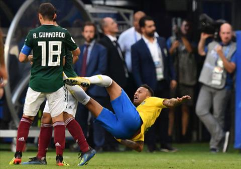 Rat nhieu nguoi chi trich ve viec Neymar an va trong cac tran dau tai World Cup 2018.