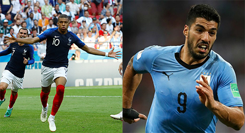 Link xem trực tiếp Uruguay vs Pháp tứ kết bóng đá World Cup 2018 hình ảnh