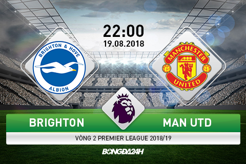 Kết quả Brighton vs MU trận đấu vòng 2 Premier League 2018/19