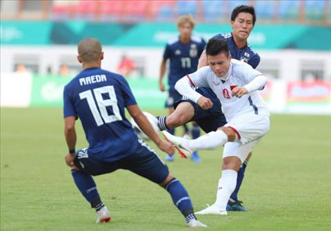 Quang Hai giup Olympic Viet Nam som vuon len dan truoc Nhat Ban