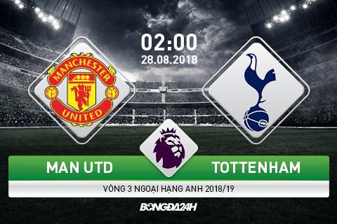 Kết quả MU vs Tottenham trận đấu vòng 3 Premier League 2018/19