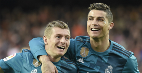 Ronaldo muon Juventus mua Kroos