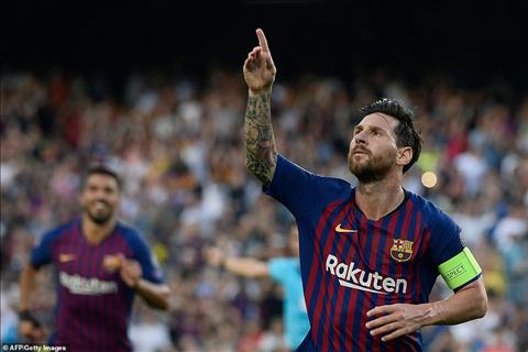 Messi lap hattrick, Barca dai thang tran mo man Champions League 2018/19