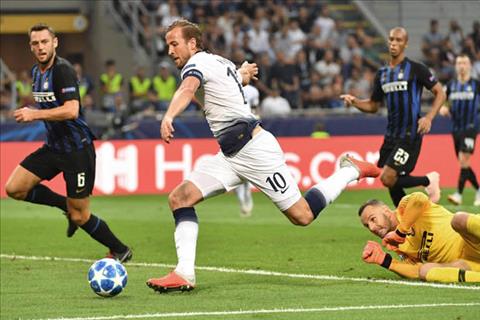 Harry Kane co man trinh dien dang quen truoc Inter Milan