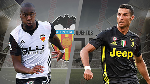 Kết quả Valencia vs Juventus trận đấu bảng H Champions League 2018/19