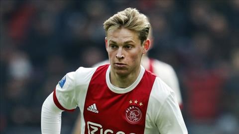 Man City quan tâm Frenkie de Jong của Ajax vào tháng 1 năm 2019 hình ảnh