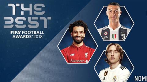 FIFA The Best 2018: Modric vượt mặt Ronaldo để trở thành Cầu thủ số 1 thế giới năm 2018