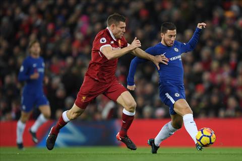 Milner co the la quan bai quan trong de kiem che Hazard trong tran Chelsea vs Liverpool.