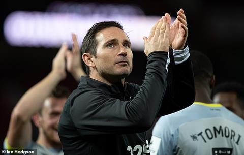 Frank Lampard trận Chelsea vs Derby không được nể nang hình ảnh