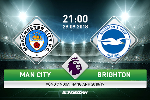 Nhận định Man City vs Brighton (21h00 ngày 29/9): Ngư ông đắc lợi