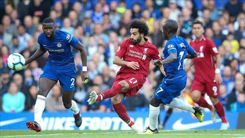 Salah tran Chelsea vs Liverpool