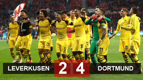 Kết quả trận đấu Leverkusen vs Dortmund 2-4 Bundesliga 201819 hình ảnh