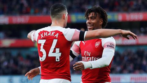 Alex Iwobi tran Arsenal vs Fulham