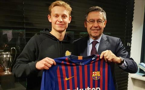 Frenkie de Jong không hối hận vì rời Ajax tới Barca hình ảnh