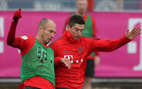 Lewandowski va Robben cua Bayern