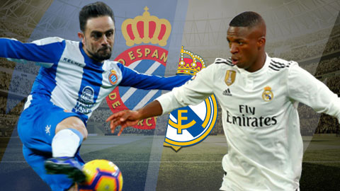 Kết quả Espanyol vs Real Madrid trận đấu vòng 21 La Liga 2018/19