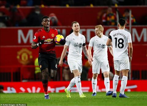 Pogba tran MU vs Burnley