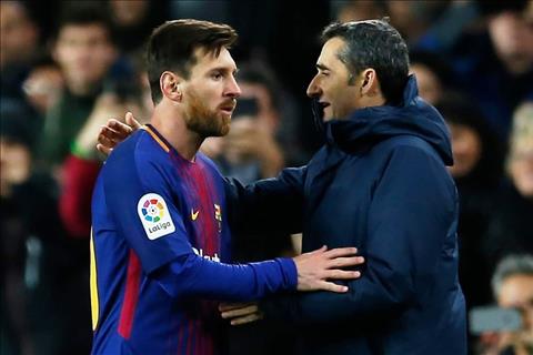Lionel Messi va Ernesto Valverde