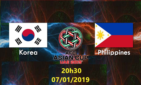 Hàn Quốc vs Philippines 20h30 ngày 71 (Asian Cup 2019) hình ảnh