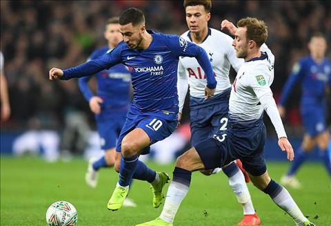 Tottenham vs Chelsea Eden Hazard da so 9 ao