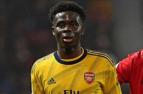Huyền thoại Arsenal ca ngợi Bukayo Saka sau trận hòa MU hình ảnh