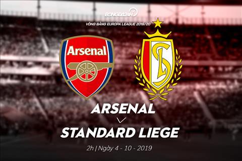 Kết quả Arsenal vs Standard Liege UEFA Europa League 20192020 hình ảnh
